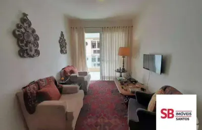 Apartamento com 2 dormitórios à venda, 80 m² por r$ 990.000 - boqueirão - santos/sp