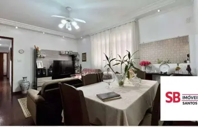 Apartamento com 2 dormitórios à venda, 127 m² por r$ 550.000 - embaré - santos/sp