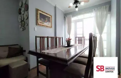 Apartamento com 3 dormitórios à venda, 110 m² por r$ 635.000 - embaré - santos/sp
