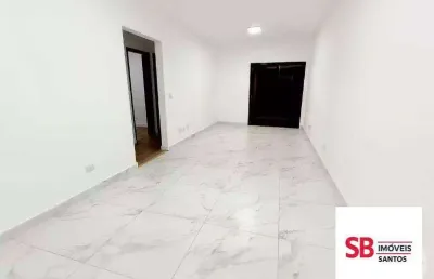Apartamento com 3 dormitórios à venda, 100 m² por r$ 860.000 - aparecida - santos/sp