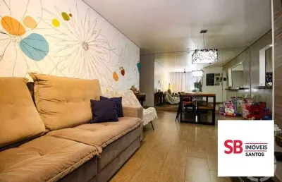 Apartamento com 2 dormitórios à venda, 83 m² por r$ 795.000,00 - ponta da praia - santos/sp