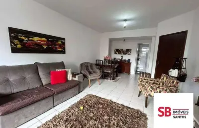 Apartamento com 2 dormitórios à venda, 103 m² por r$ 580.000,00 - ponta da praia - santos/sp