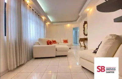 Cobertura com 3 dormitórios à venda, 140 m² por r$ 1.420.000,00 - ponta da praia - santos/sp