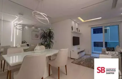 Apartamento com 1 dormitório à venda por r$ 740.000,00 - pompéia - santos/sp