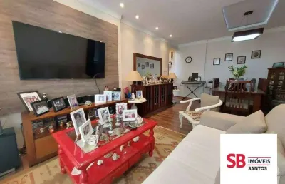 Apartamento com 2 dormitórios à venda, 95 m² por r$ 550.000,00 - campo grande - santos/sp