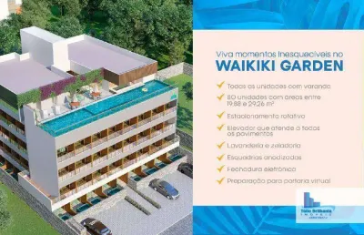 Flat com 1 dormitório à venda, 25 m² por r$ 300.000,00 - porto de galinhas - ipojuca/pe