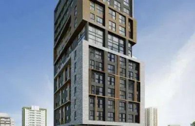 Apartamento com 1 dormitório à venda, 22 m² por r$ 260.000,00 - candeias - jaboatão dos guararapes/pe