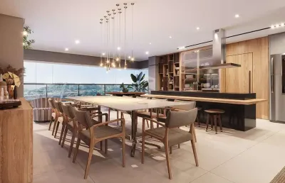 Apartamento 3 suítes com 185m² 3 vagas à venda vila do golf