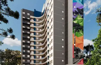 Apartamento para venda em pinhais, centro, 2 dormitórios, 1 banheiro, 1 vaga