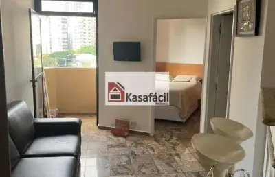 Condomínio edifício moema studium - apartamento em moema 1 dormitório, 1 vaga, lazer e mobiliado