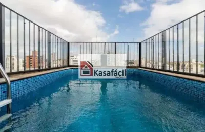 Edifício ville orleans - cobertura mobiliada em moema, com espaço gourmet e piscina privativa, 2 vagas.