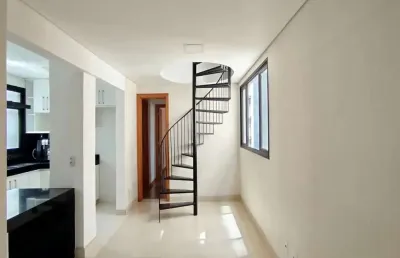 Cobertura com 2 quartos para alugar na rua guaratinga, 30, sion, belo horizonte, 120 m2 por r$ 6.000