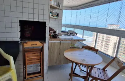 Apartamento para locação no bairro ocian com 2 quartos, 1 suíte, 1 sala, 2 banheiros, 1 vaga de garagem e 83m² em praia grande-sp!