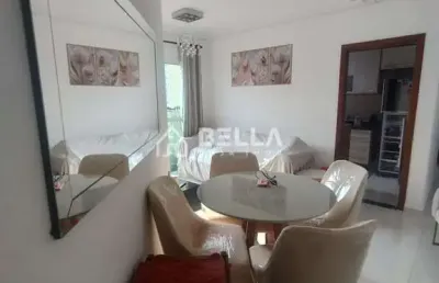Excelente apartamento todo mobiliado completo,  2 dormitórios 1 suíte 2 vagas..no residencial aspen