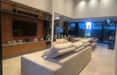 Linda casa térrea em condomínio fechado – sunset residencial  3 suite  piscina  , parque campolim,