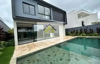Sobrado luxo 4 suítes alphaville nova esplanada – piscina + área gourmet