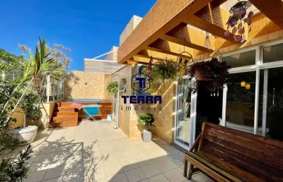 Cobertura duplex com 3 quartos sendo uma suíte ao lado de itacoatiara