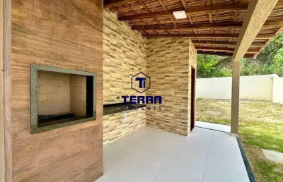 Casa com 3 quartos (2 suítes) e quintal com churrasqueira no condado de maricá!