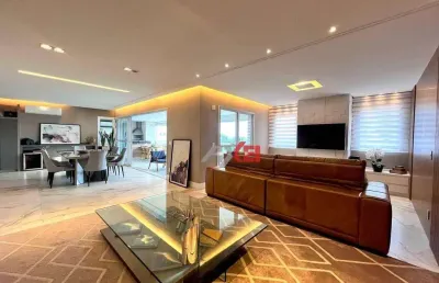 Apartamento com 4 suítes - mobiliado - à venda, 278 m² - jardim aquarius - são josé dos campos/sp
