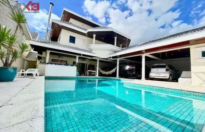Casa com 5 dormitórios à venda, 568 m² - condomínio sunset park - são josé dos campos/sp
