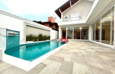 Casa com 4 dormitórios, 420 m² - venda por r$ 3.850.000,00 ou aluguel por r$ 21.640,00/mês - condomínio sunset park - são josé dos campos/sp