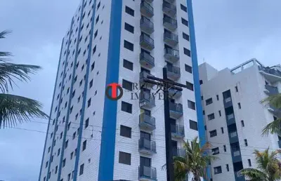 Apartamento em praia grande com 2 dormitórios e 81m² visto para o mar