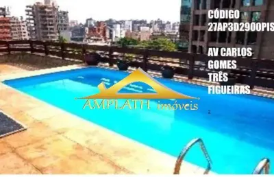 Apartamento com 2 quartos à venda no três figueiras, porto alegre , 120 m2 por r$ 2.900.000