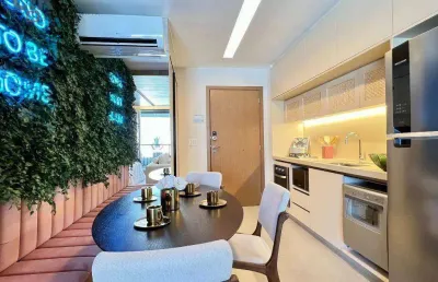 Apartamento com 1 dormitório à venda, 62 m² por r$ 951.081,00 - setor marista - goiânia/go