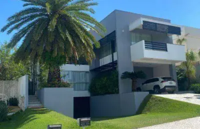 Sobrado com 4 suítes para alugar, 396 m² por r$ 21.850/mês - residencial alphaville flamboyant - goiânia/go