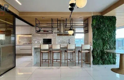 Apartamento com 2 dormitórios para alugar, 200 m² por r$ 16.660,00/mês - setor marista - goiânia/go