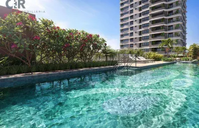 Apartamento com 2 dormitórios à venda, 80 m² - vista para o vaca brava - por r$ 1.200.000 - setor bueno - goiânia/go