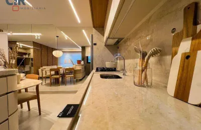 Apartamento com 3 dormitórios à venda, 77 m² por r$ 846.592,00 - setor marista - goiânia/go