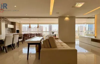 Apartamento para alugar, 191 m² por r$ 16.360,36/mês - setor bueno - goiânia/go