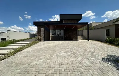 Casa térrea de luxo à venda no condomínio entre verdes, campinas-sp