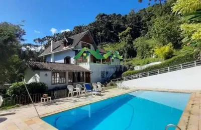 Casa para venda em nova friburgo, mury, 5 dormitórios, 2 suítes, 4 banheiros, 4 vagas