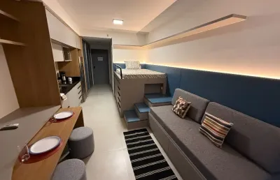 Studio mobiliado completo - viva trindade -| disponível agora!