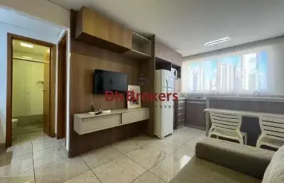 Apartamento com 1 quarto mobiliado para alugar na savassi