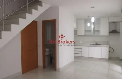Apartamento duplex 2 quartos para locação no vila da serra.