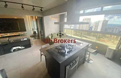 Apartamento mobiliado duplex para locação no bairro vila da serra em nova lima!
