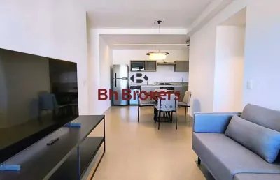Apartamento mobiliado de 2 quartos para locação no vila da serra