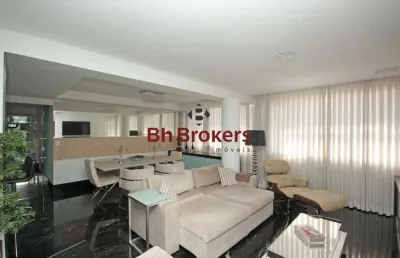 Apartamento mobiliado com 3 quartos para locação na savassi.