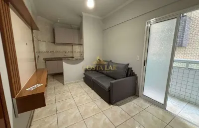 Apartamento à venda com 1 quarto e móveis planejados - boqueirão - praia grande!