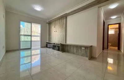 Apartamento bem localizado e com 2 quartos no caiçara - praia grande