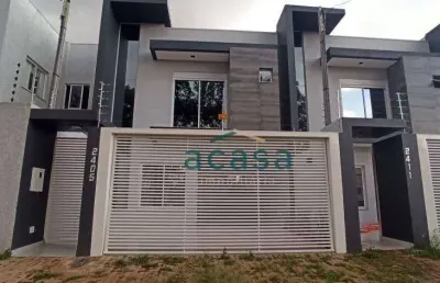 Sobrado com 3 suítes à venda, 150 m² por r$ 730.000 - fag - cascavel/pr