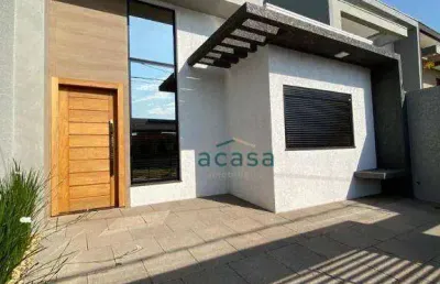 Casa com 3 dormitórios à venda, 90 m² por r$ 600.000,00 - tropical iii - cascavel/pr