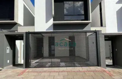 Sobrado com 3 suítes à venda, 177 m² por r$ 990.000 - tropical iii - cascavel/pr