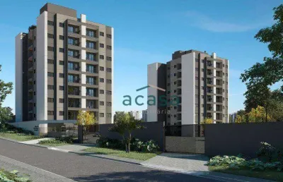 Apartamento com 1 suíte 1 dormitório à venda por r$ 386.580- neva - cascavel/pr