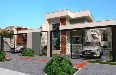 Casa com 1 suíte e 2 dormitórios à venda, 89 m² por r$ 549.900 - periolo - cascavel/pr