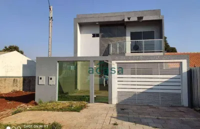 Sobrado à venda, 110 m² por r$ 670.000,00 - universitário - cascavel/pr