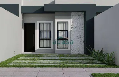Casa com 2 dormitórios à venda, 52 m² - interlagos - cascavel/pr